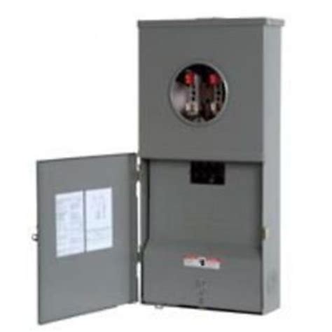 electric meter box with breaker 200 amp|200a meter base with disconnect.